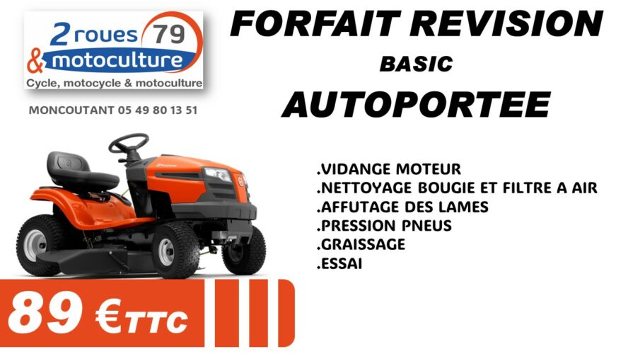 Forfaits révisions - FORFAIT AUTOPORTEE 89