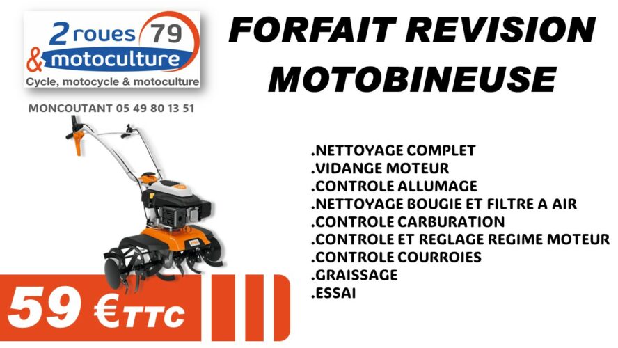 Forfaits révisions - FORFAIT MOTOBINEUSE