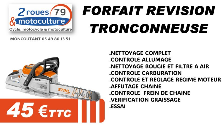 Forfaits révisions - FORFAIT TRONCONNEUSE